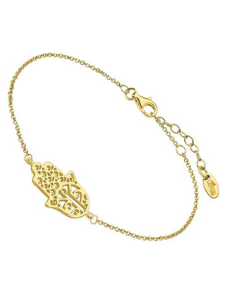 pulsera de la mano de fátima en plata chapado dorado Lotus LP1849-2/3