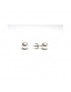 Pendientes de perlas cultivadas en plata de primera ley 925 2