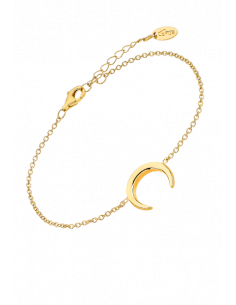 pulsera luna invertida en plata Lotus Silver LP1795-2/2 en dorado