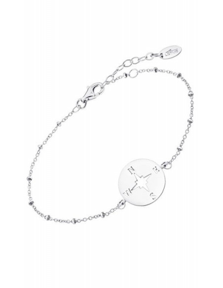 pulsera rosa de los vientos en plata de primera ley 925 Lotus Silver LP1956-2/1