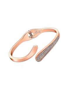 Pulsera Lotus LS2079-2 en acero plateado con circonitas. 2