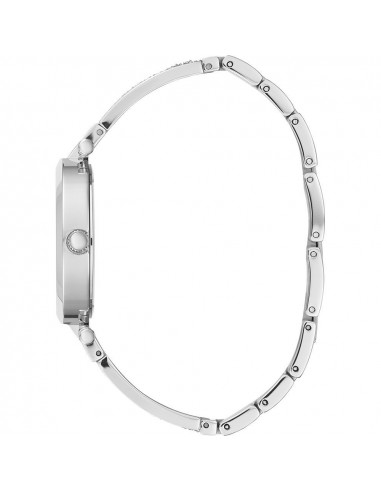 Reloj Guess Aurora W1288L1 de mujer en acero plateado. vista lateral