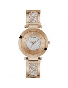 Reloj Guess Aurora W1288L3 de mujer en acero IP rosado. WR30