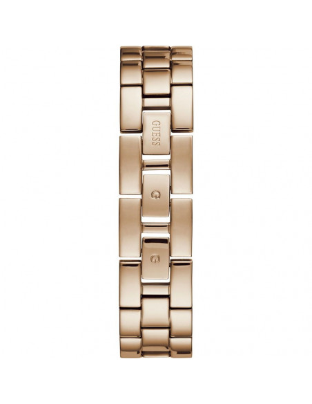 Reloj Guess Aurora W1288L3 de mujer en acero IP rosado. WR30 vista cierre