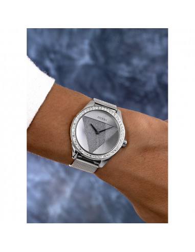 Guess Tri Glitz plateado