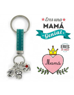Llavero plata mamá en plata de primera ley 925