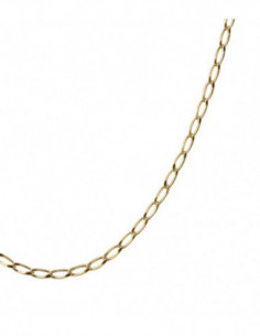 Cadena Bilbao maciza oro 18k 1mm 42cm 2