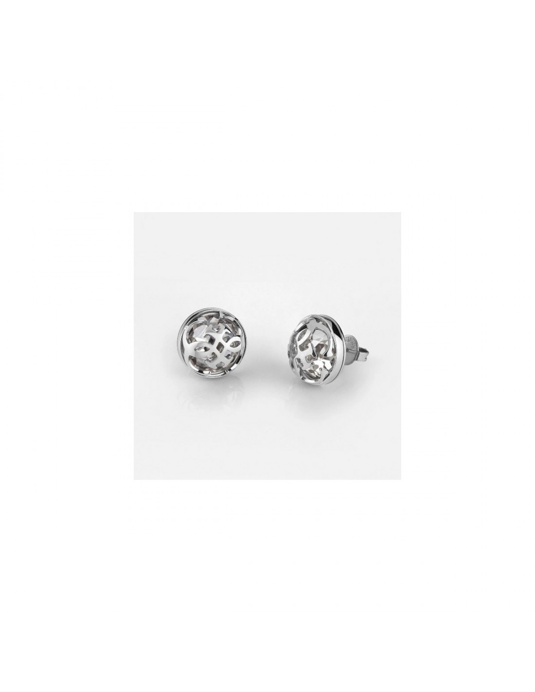 Guess Orecchini JUBE03393JWRHT-U – Gioielli Moda In Metallo Non Prezioso, Senza Pietre