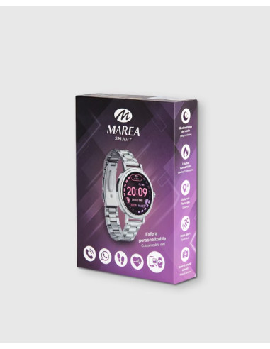 Marea Smart B61002/2 | Acero Inoxidable | Monit. Cardíaco & Sueño | IP68
