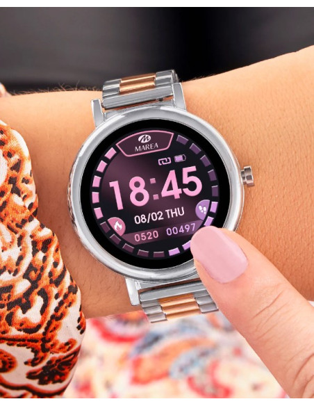 Marea Smart B61002/2 | Acero Inoxidable | Monit. Cardíaco & Sueño | IP68