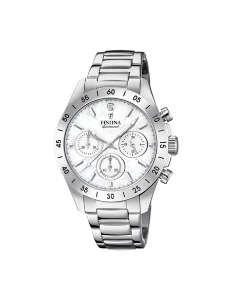 Reloj Festina Boyfriend F20397/1 de mujer, movimiento de cuarzo, correa de acero inoxidable