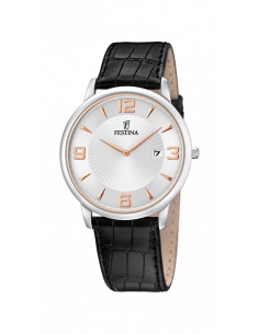 Reloj de hombre clásico Festina Classics F6806/3 correa de piel