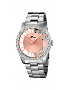 Reloj Lotus Trendy 18126/1 en color plateado y circonitas