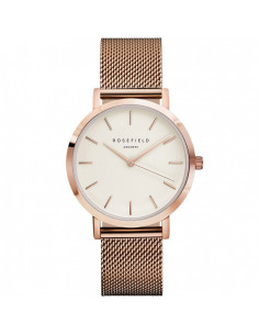 Reloj ROSEFIELD The Mercer oro rosa y blanco MWR-M42