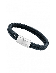 Pulsera Lotus Style men basic en cuero y acero LS2011-2/4 - Ses nines