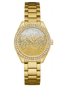Reloj Guess Glitter Girl W0987L2, en acero dorado - Ses nines