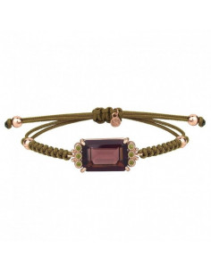 Pulsera de plata Sunfield PU061580/2/26 con turmalina rosa - Ses Nines