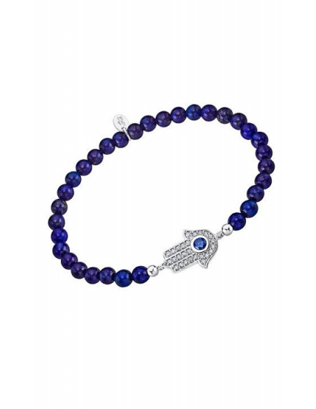 Pulsera de plata Lotus mano de Fátima Lotus mystic azul LP1863-2/2