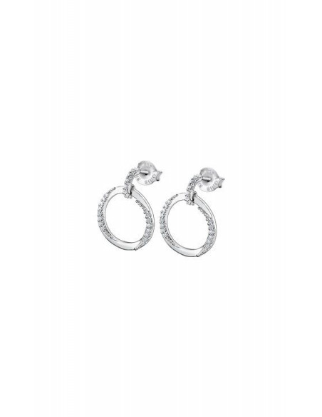 Pendientes de plata Lotus LP1941-4/1 aros con circonitas - Ses Nines