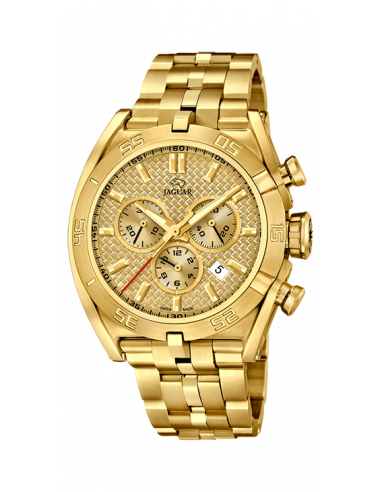reloj hombre dorado