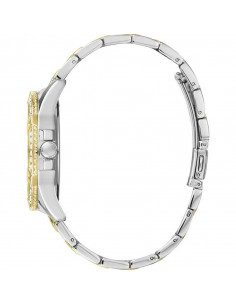 Reloj de mujer Guess Frontier W1156L5, de cuarzo, función calendario, en acero bicolor plateado y dorado con pedrería. WR50 2