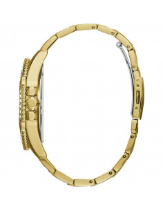 Reloj de hombre Guess Frontier W0799G2 dorado con pavé de cristales Swarovski®. Cuarzo, calendario, cristal mineral. WR50. 2