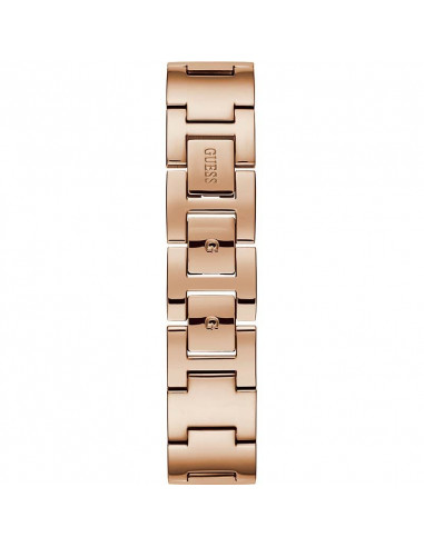 Reloj Guess Tri Glitz W1142L4 en color oro rosa, con cristales Swarovski® vista trasera